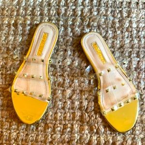 Liliana Gold Studded Sandal